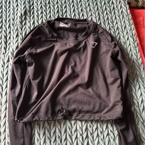 Gymshark cropped compression long sleeve